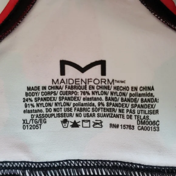 Maidenform Womens Sports Bra - Medium - Picture 8 of 8